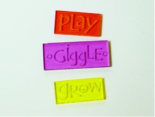 Heidi Grace Designs - spectrum pyo etched words  (sold in 3's)
